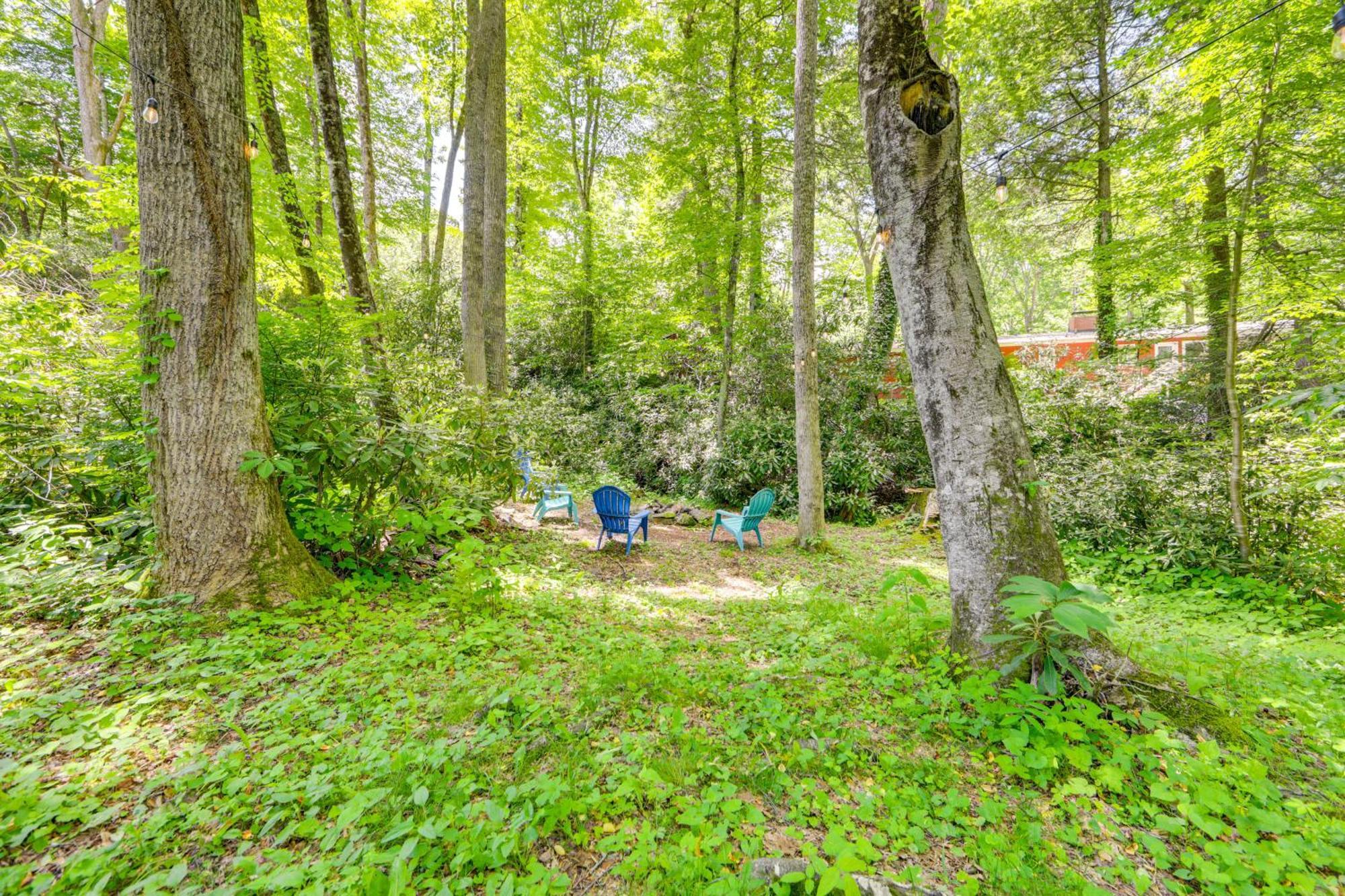 Pet-Friendly Creekside Cabin With Pool Access! Maggie Valley Kültér fotó